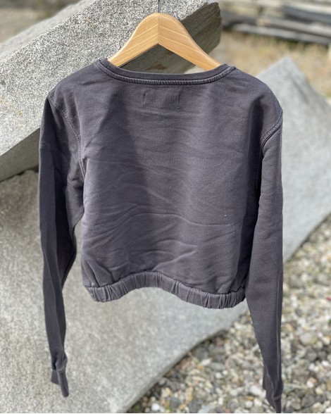 Mikina dětská Replay CROPP tmavě šedá 